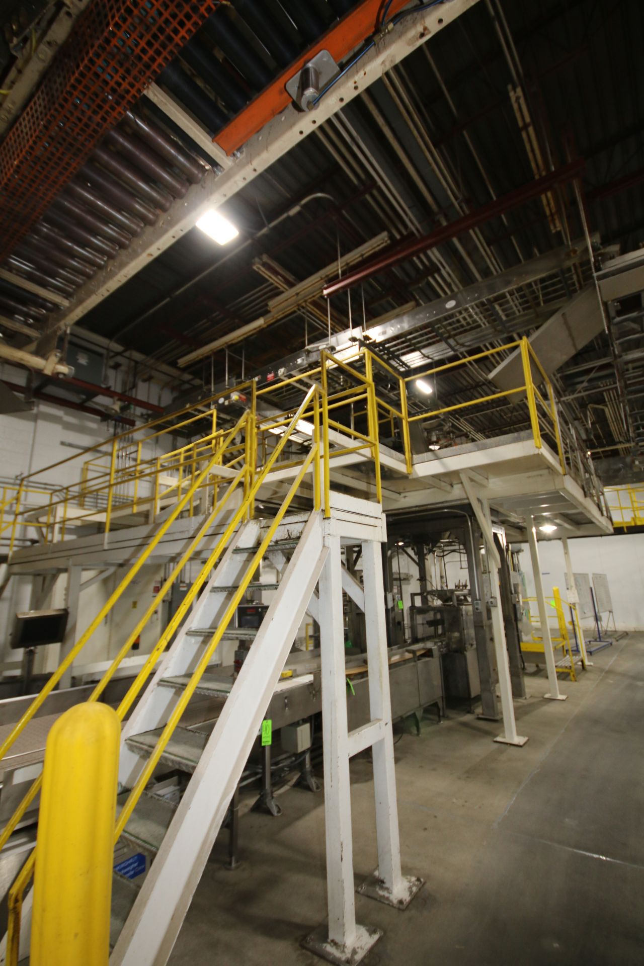 S/S Dual Scale Mezzanine, Aprox. 25' L x 20' W, with (2) Scale Openings, with (2) Sets of Stairs - Image 2 of 4