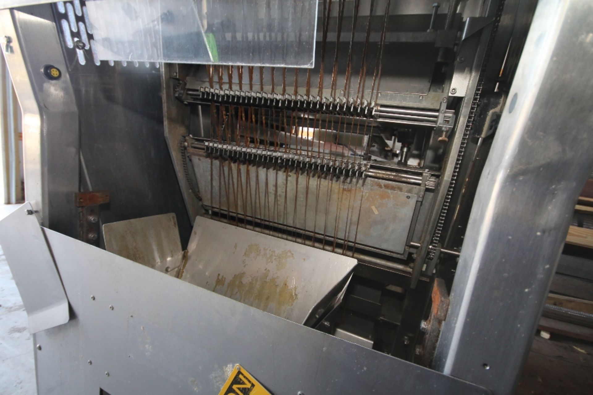 UBE Bread Slicer, M/N 90-75, S/N 1800-565, 220 Volts, 17" W S/S Infeed, with Manual (30-90 Loaves - Image 2 of 5