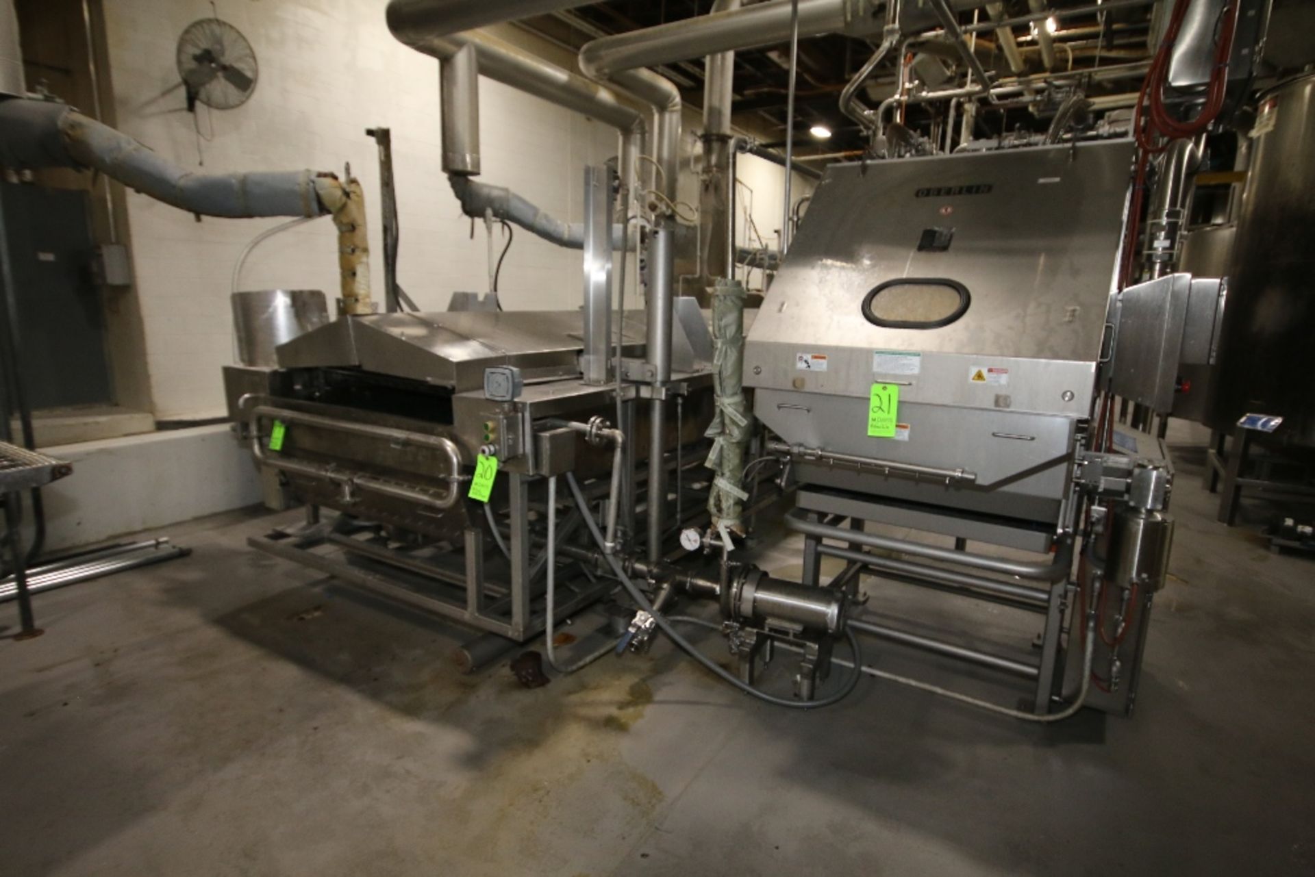 BULK BID: Stein Deep Frying System, Includes Stein S/S Fryer, M/N HPF-4023-TF, S/N 126, with 41" W