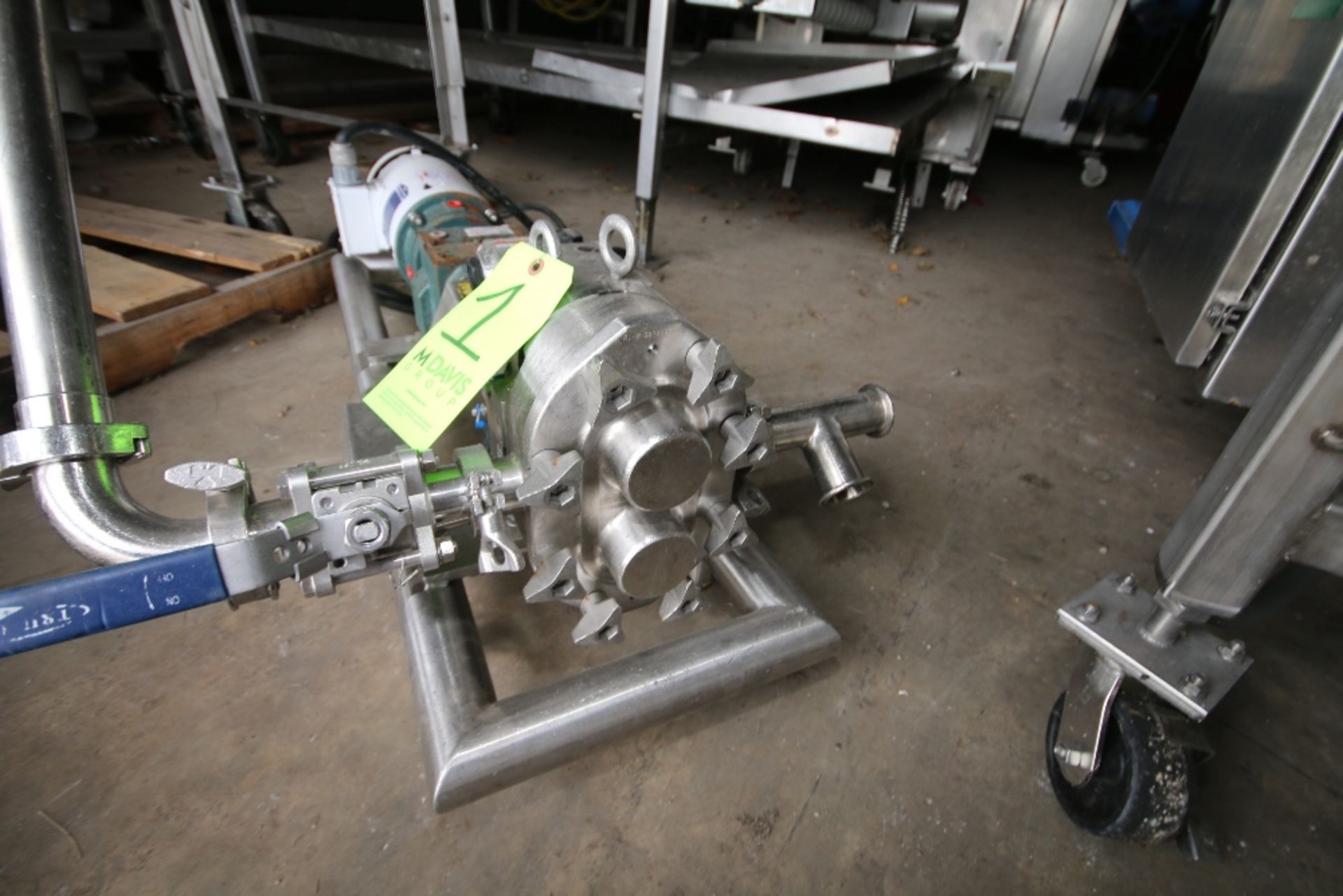 2014 WCB SPX 2 hp Positive Displacement Pump, M/N 030U1, S/N 1000002900739, with 1-1/2" S/S Clamp - Image 5 of 5