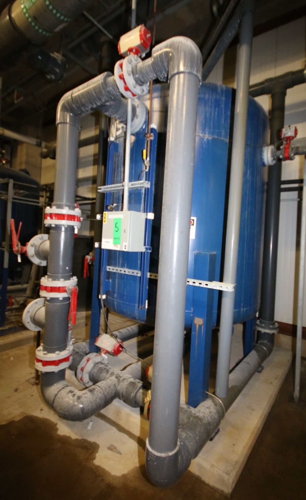 2012 Siemens CSTM Vantage PT1-Plus Triplex Softener/Quik Tanks Inc. Water Softening Vessel, Model