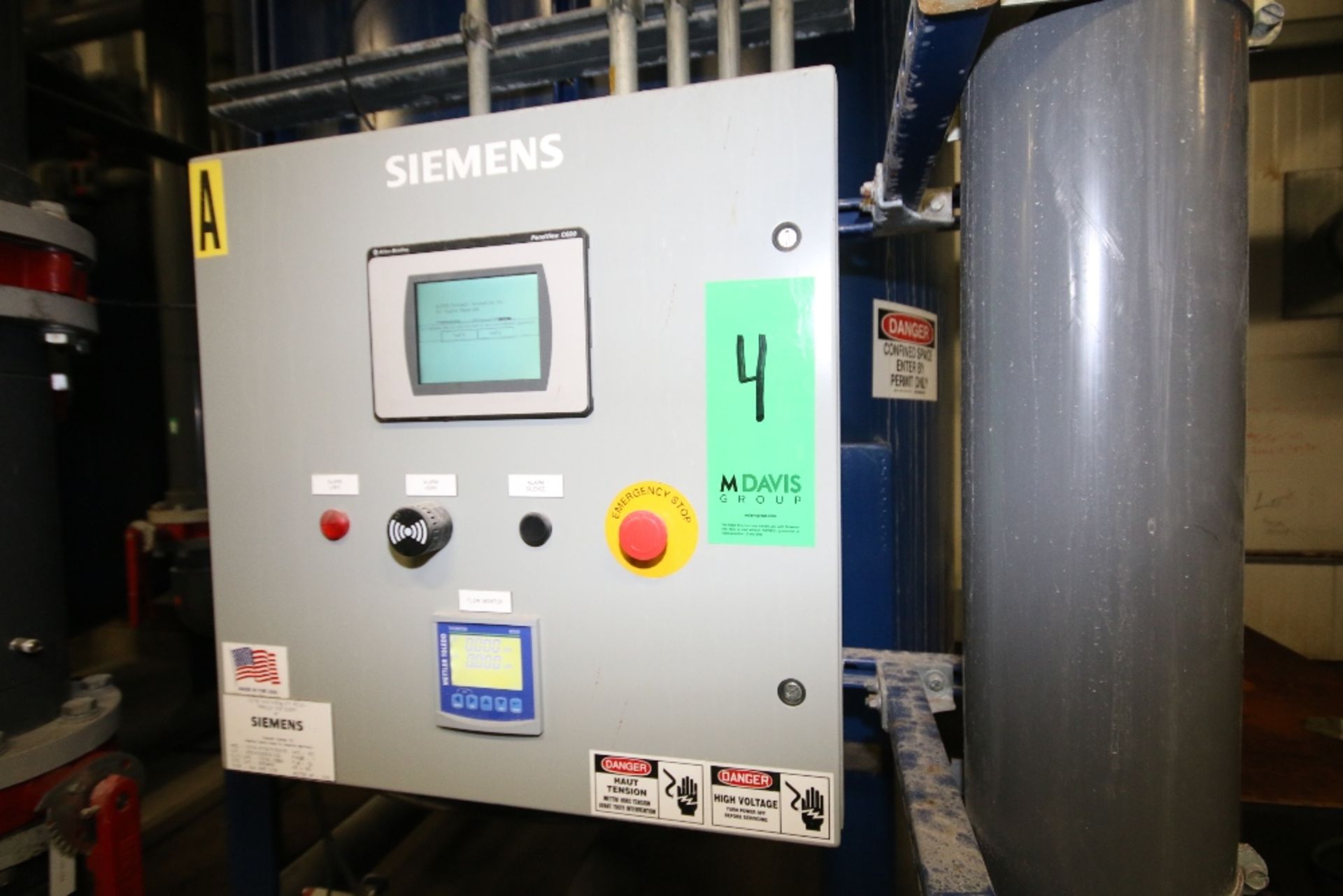 2012 Siemens CSTM Vantage PT1-Plus Triplex Softener/Quik Tanks Inc. Water Softening Vessel, Model - Image 5 of 8