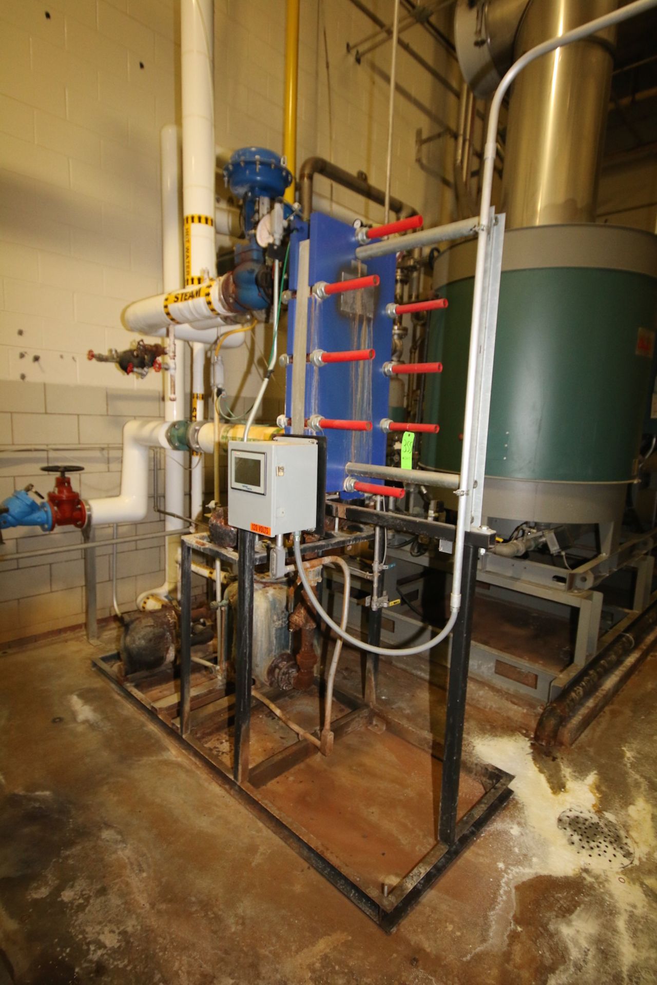 2011 Hot Water Circulation System with Alfa Laval Plate Frame -Tigerflow Skid Mounted Boiler Feed - Image 2 of 6