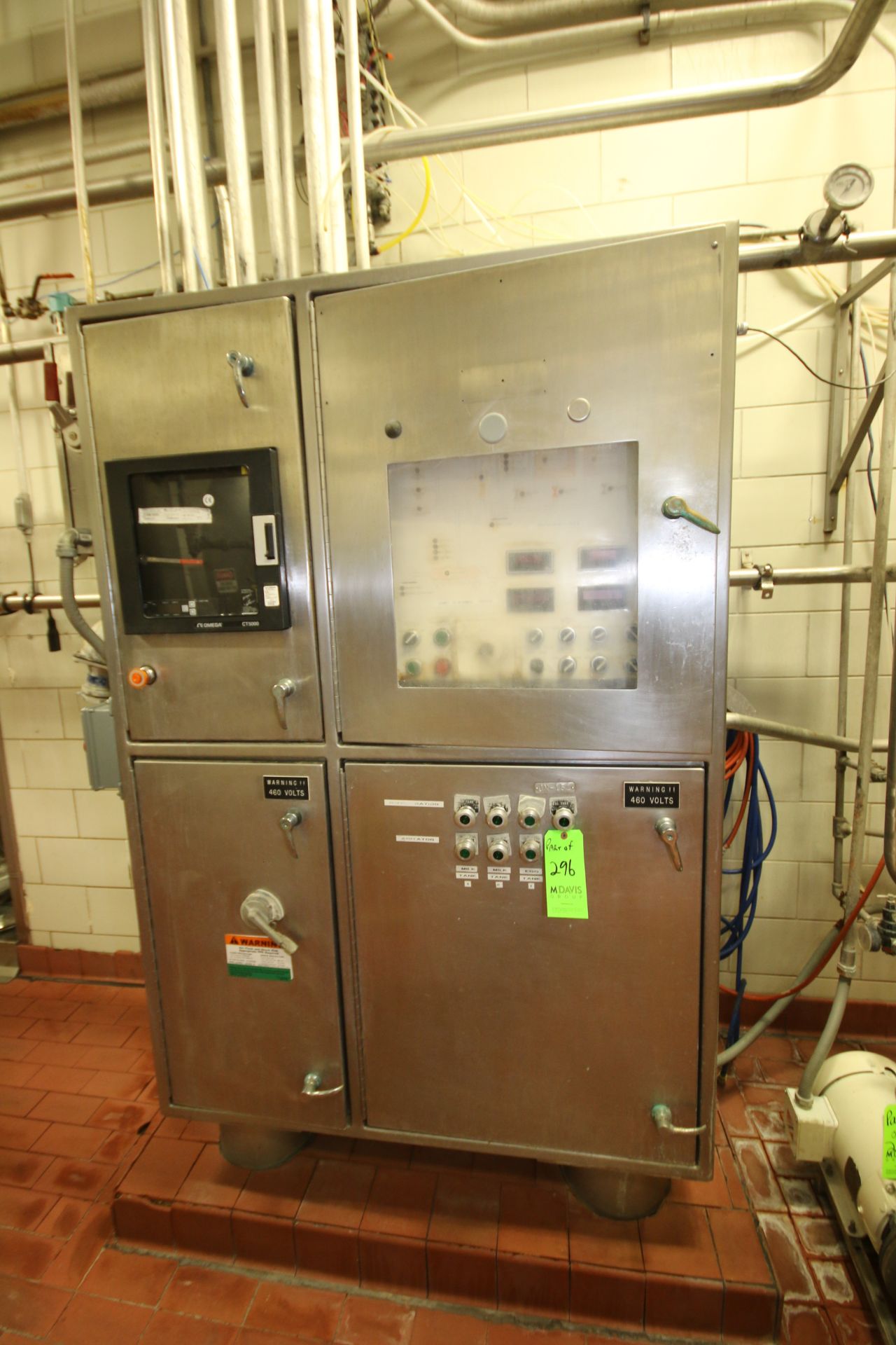 3-Tank S/S Rectangular CIP System with Ampco 10 hp Centrifugal Pump, ~30 Gal. S/S Rinse Tank, (5) - Image 5 of 6