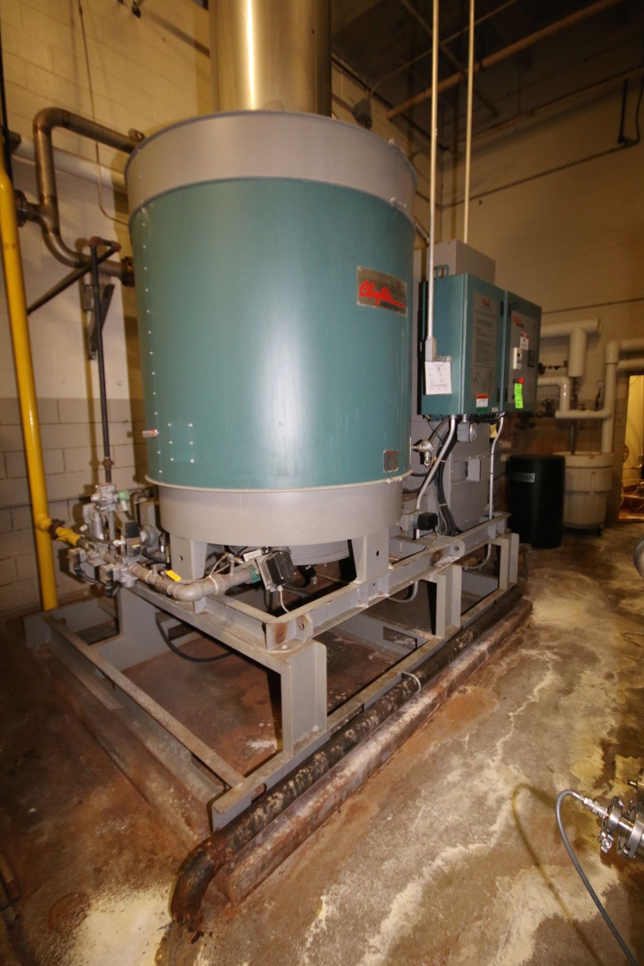 2011 Clayton Skid Mounted Steam Boiler, M/N EC-254-1-DZ, S/N 25047 - Clayton Skid Mounted