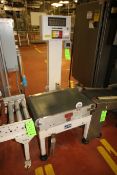 MicroMate Hi-Speed Checkweigher, Model CS80MM-C-S, S/N 10898 with 18” W Belt x 28" L Conveyor