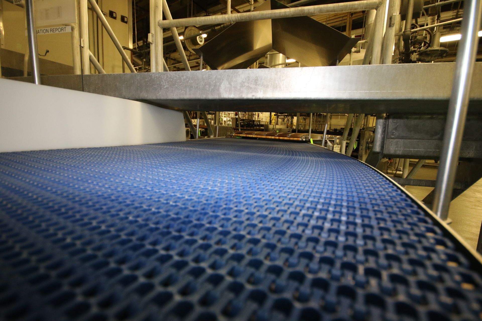 ~17 ft. L S/S Discharge Conveyor with 32" W Intralox Belt, Incline, (2) Cryo-Jet Cooler Freezer - Image 3 of 3