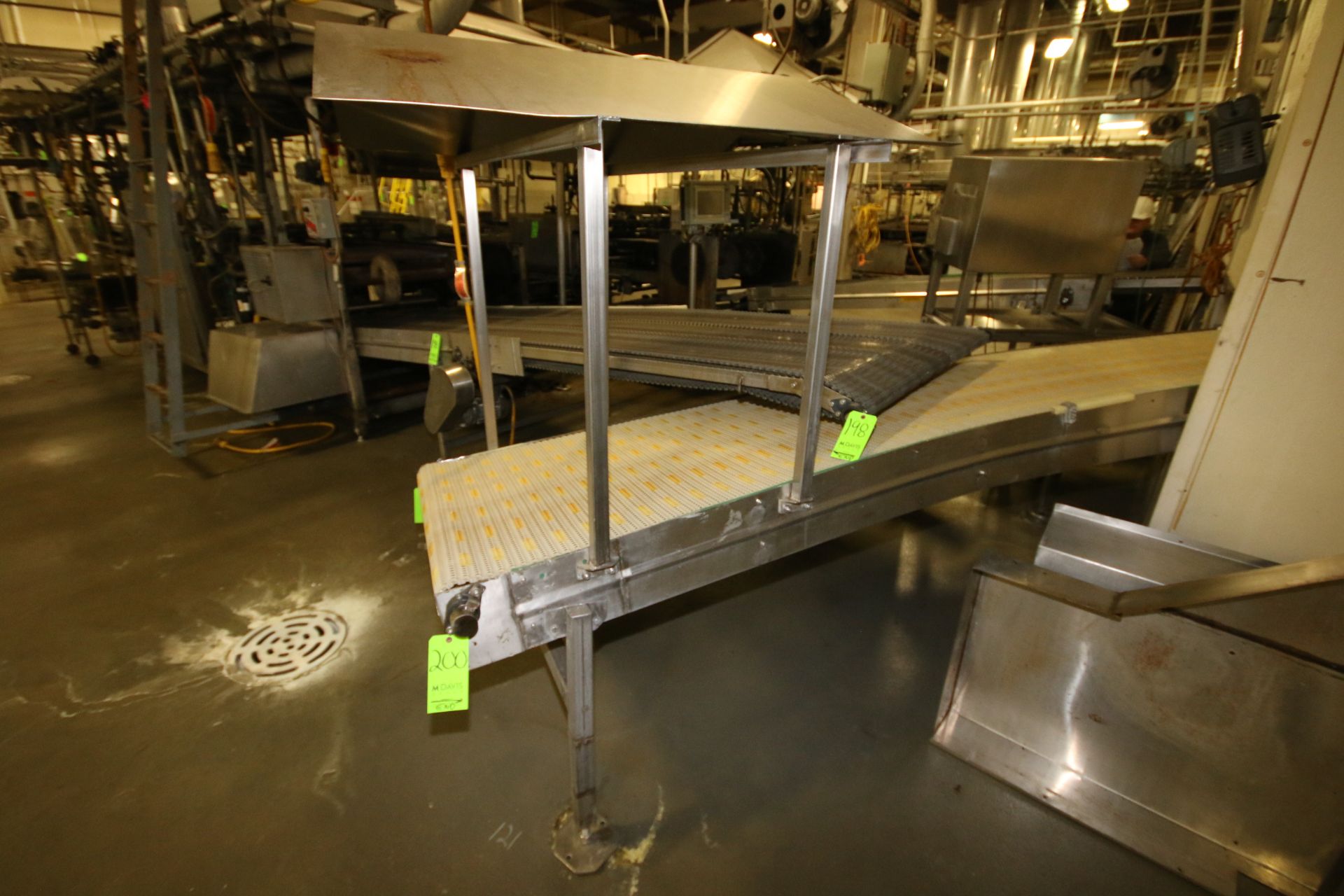 Cook Mfg. 5-Pass Freezer, S/N 09003438 with 80" W S/S Belt, 5" Clearance Deck Spacing, Overall
