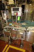 Mettler Toledo MicroMate Hi-Speed Checkweigher, Model CM60K2-BG, S/N 9574 with 35" L Conveyor with