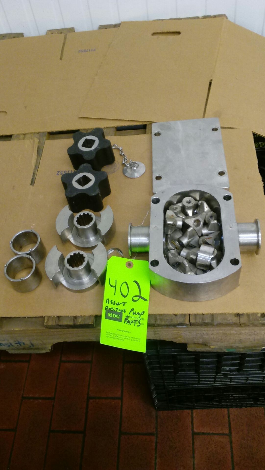 Assorted Waukesha & APV Positive Displacement Pump Parts (Site #402)