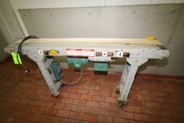 Hytrol ~5 ft. 10" L Portable Conveyor with 5-1/2" W Belt, Drive and Reliance SP500 VFD (Site #286)