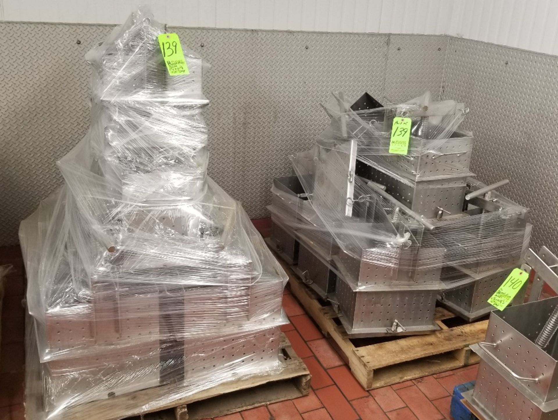 ~11" x 11" x 15" Deep S/S Cheese Pressing Molds on (2) Pallets (Site #139) - Image 2 of 2