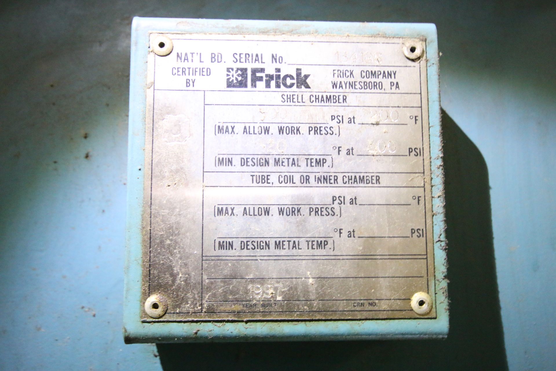 Frick 300 hp Screw Ammonia Compressor, Frame Model RWBII496B - Image 5 of 6