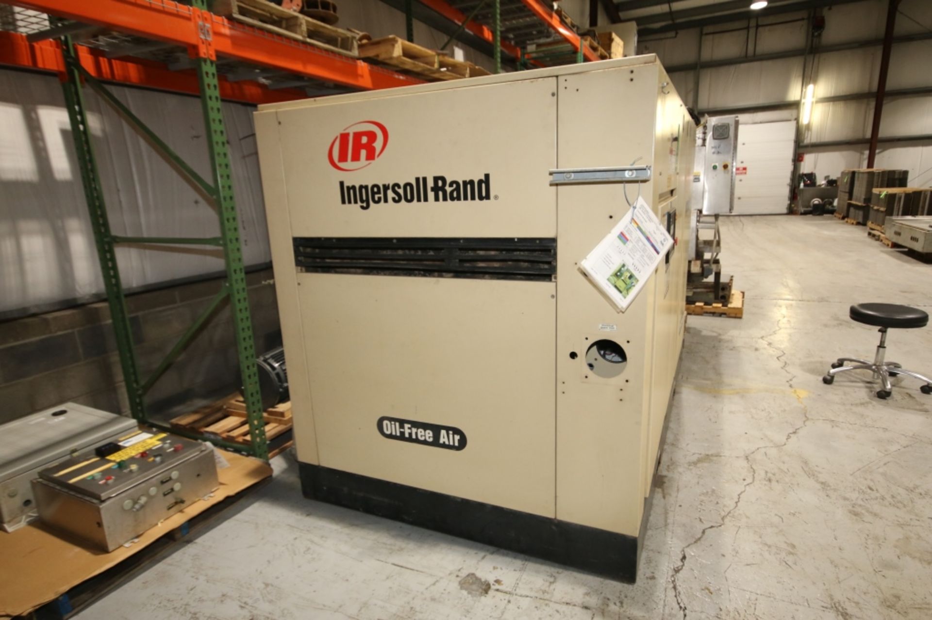 Ingersoll Rand 200 hp Water Cooled Oil-Free Screw Air Compressor, Model Sierra-H200W, S/N - Image 3 of 5