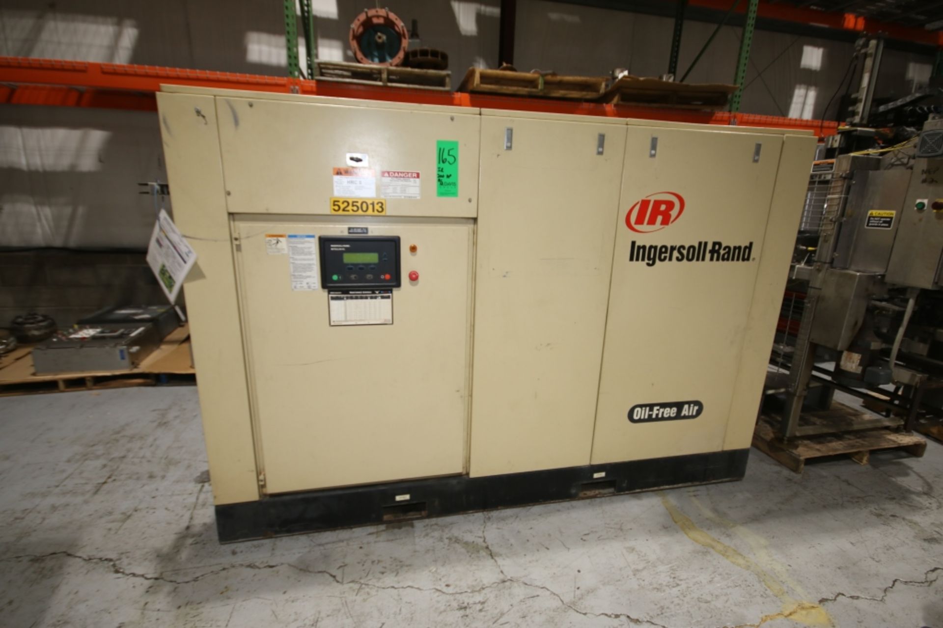 Ingersoll Rand 200 hp Water Cooled Oil-Free Screw Air Compressor, Model Sierra-H200W, S/N