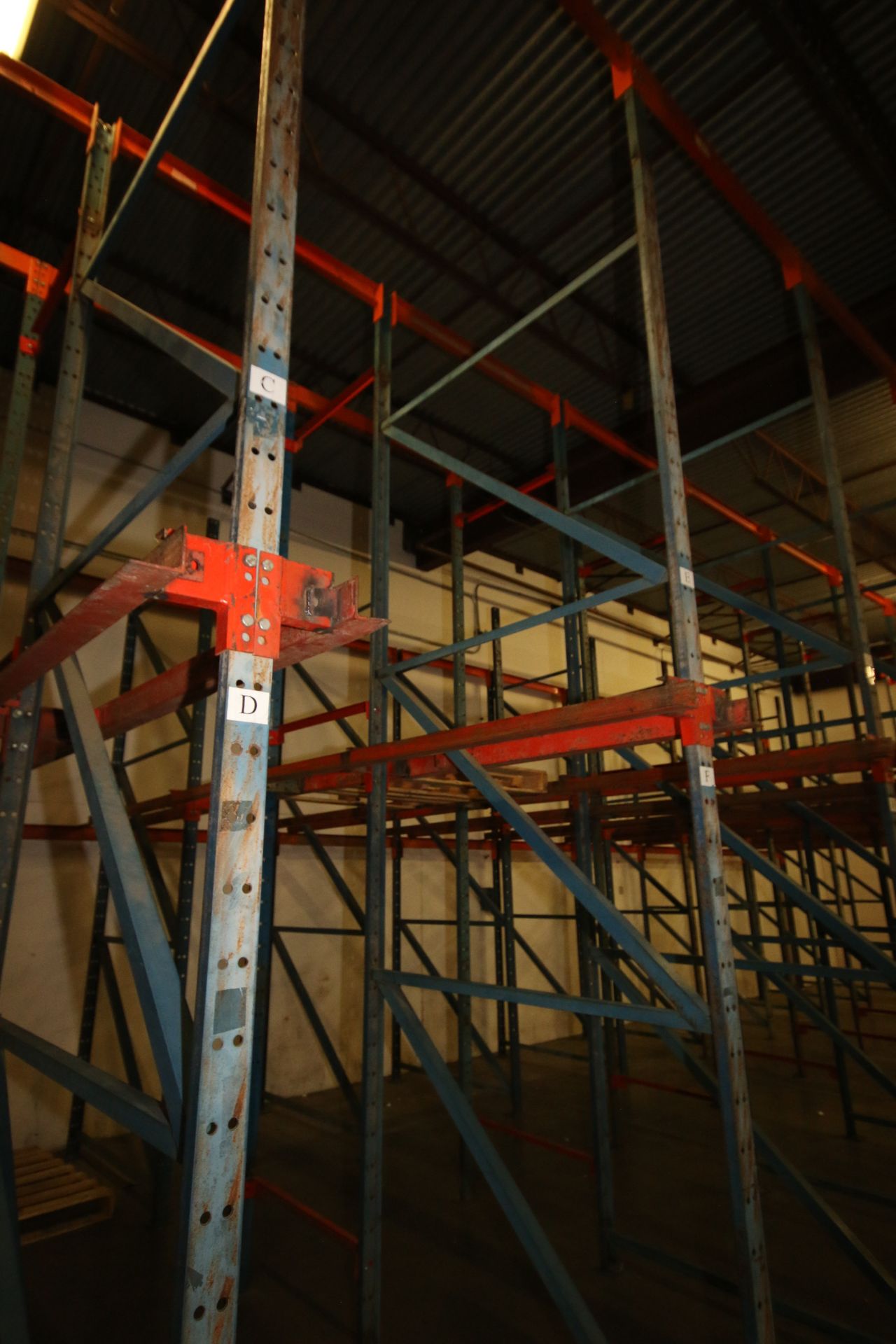 10-Sections of Pallet Racking, with 14' Uprights and Bolted Cross Beams, Overall Dims.: Aprox. 44' L - Image 3 of 3