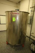 2014 Letina 2,000 Liter S/S Vertical Tank, Type M2000A13, Factory Number: 003014/1, with Top Mounted