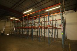 10-Sections of Pallet Racking, with 14' Uprights and Bolted Cross Beams, Overall Dims.: Aprox. 44' L