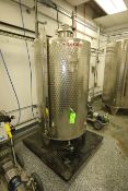 2014 Letina 1,100 Liter S/S Vertical Tank, Type ZR1100A10, Factory Number: 004914/7, with Rice