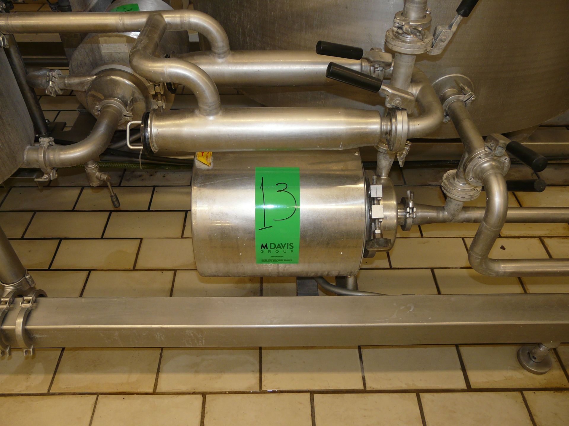 English: TETRA PAK HOYER HTST SYSTEM, 1200 Pasteurizer for Ice Cream, Contains 2 x Tanks with - Image 44 of 45