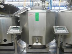 English: Mixing/Cooling Tank for Ice Cream 550L with Agitator, Type LAISA, Can be Connected to
