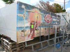 English: Fridge Unit for Truck Ice Cream Delivery With Motor 470x220 cm 4+4 Doors Greek: Θάλαμος