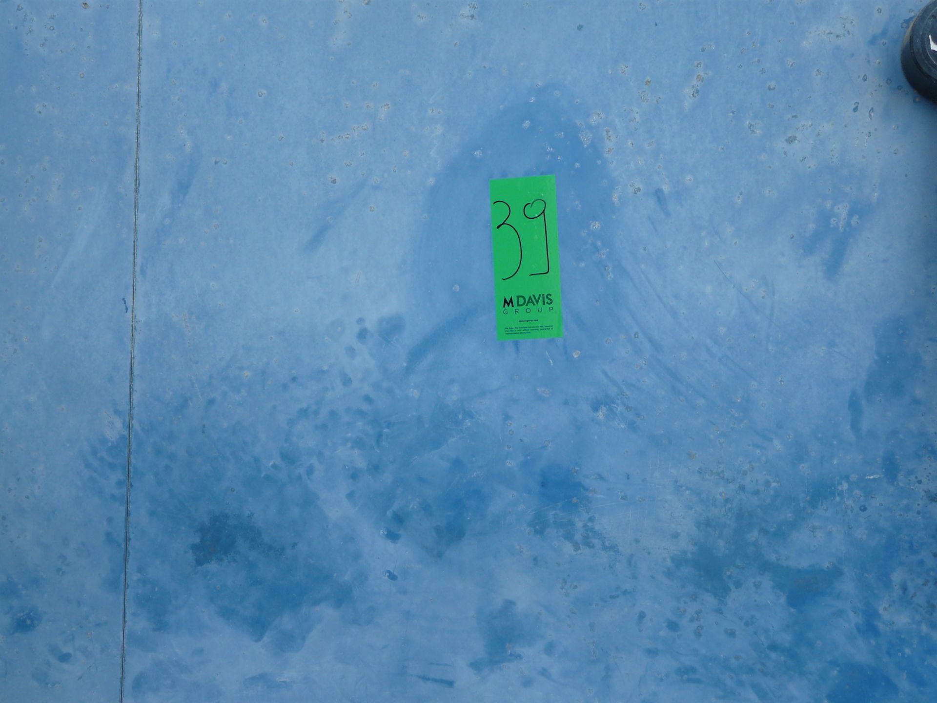 English: Sliding Door for Fridge Unit, Blue Colour, Make ROMA GERMANY 130x230cm Greek: Συρόμενη - Image 3 of 4