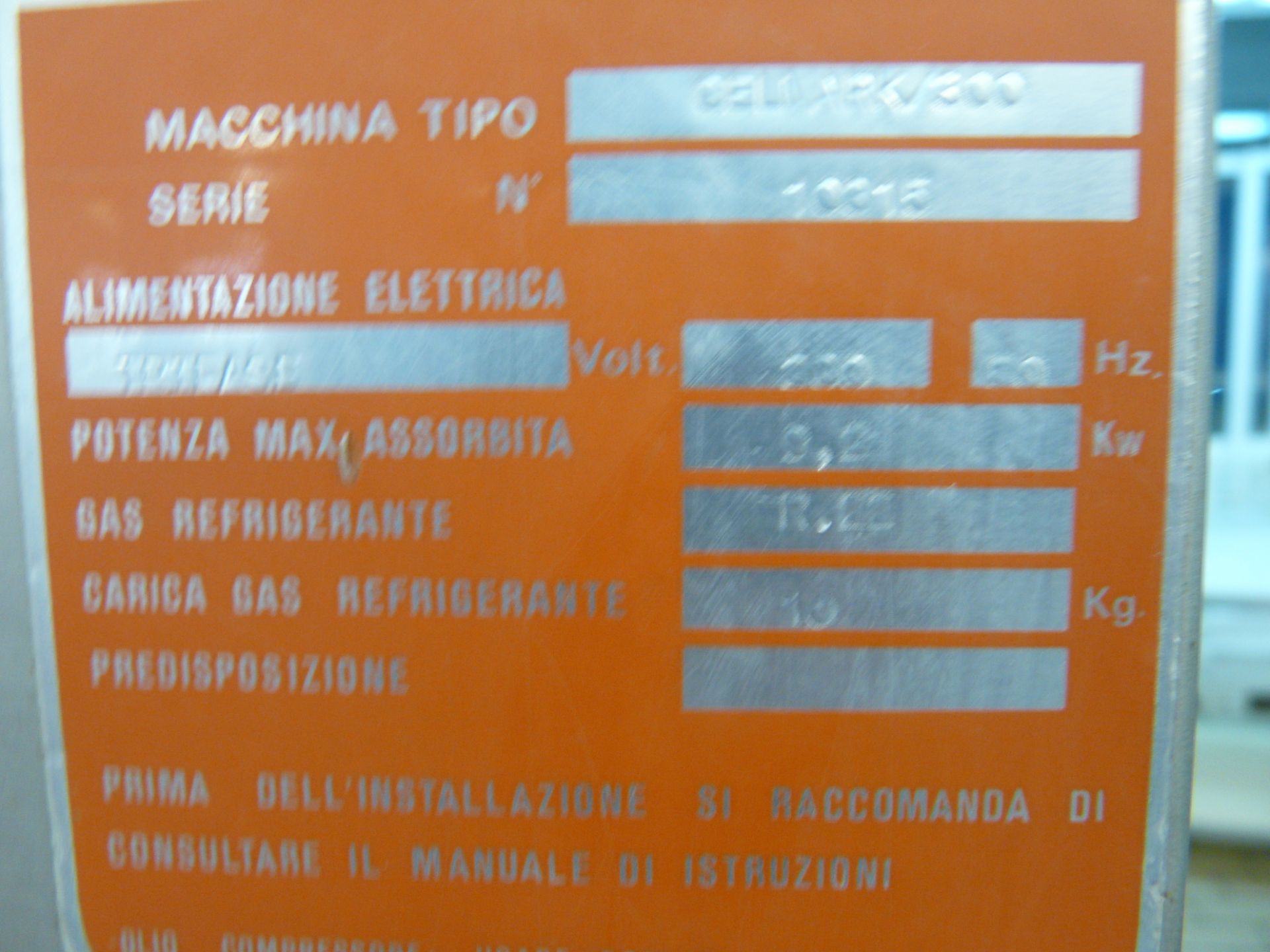 English: MARK,GELMARK 300 Continuous Ice Cream Freezer, 300Ltr/Hr, Y.O.M 2001, Refrigerant Liquid - Image 4 of 4