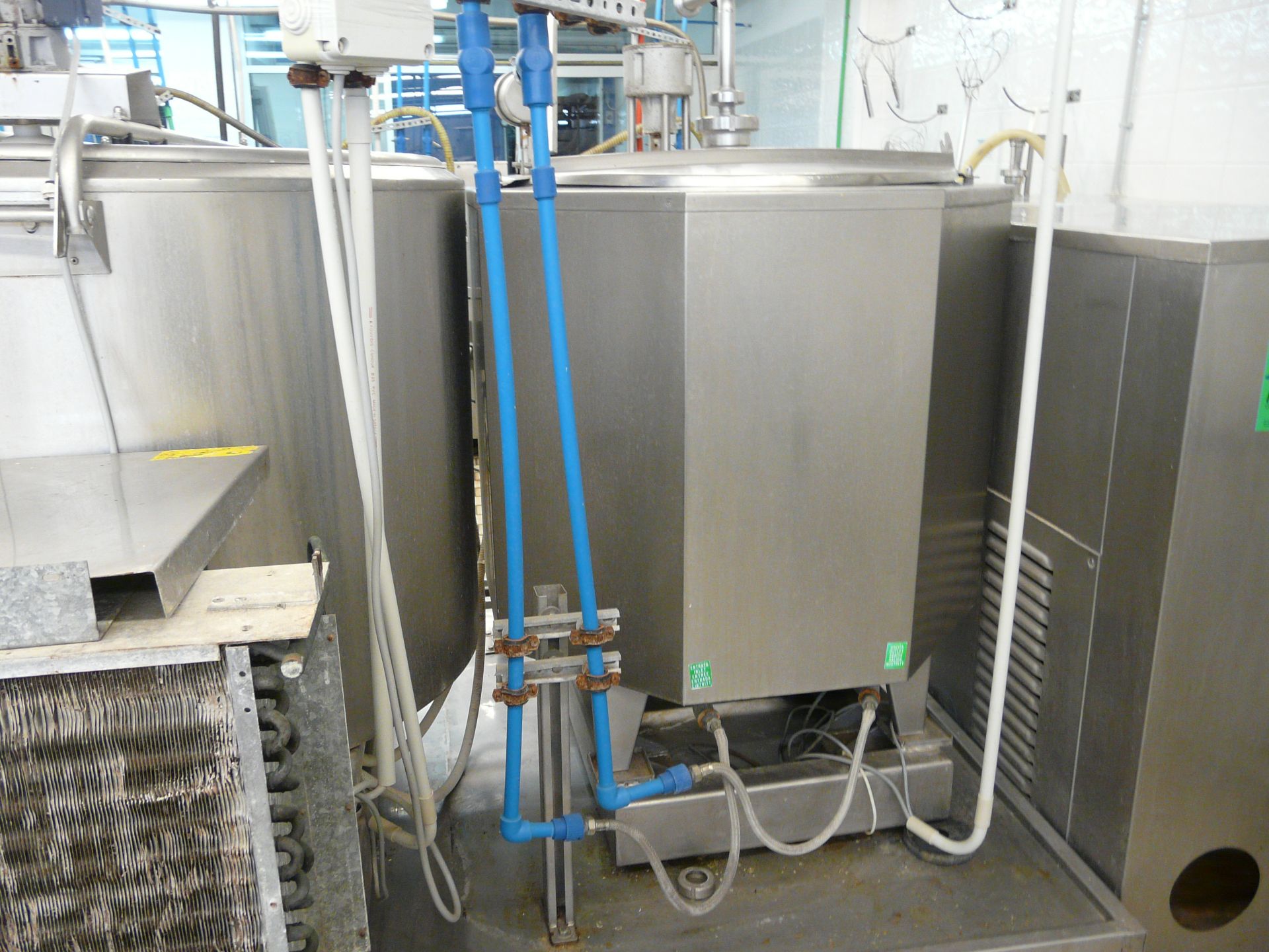 English: Mixing/Cooling Tank for Ice Cream 250L with Agitator, Type LAISA, Can be Connected to - Image 5 of 5