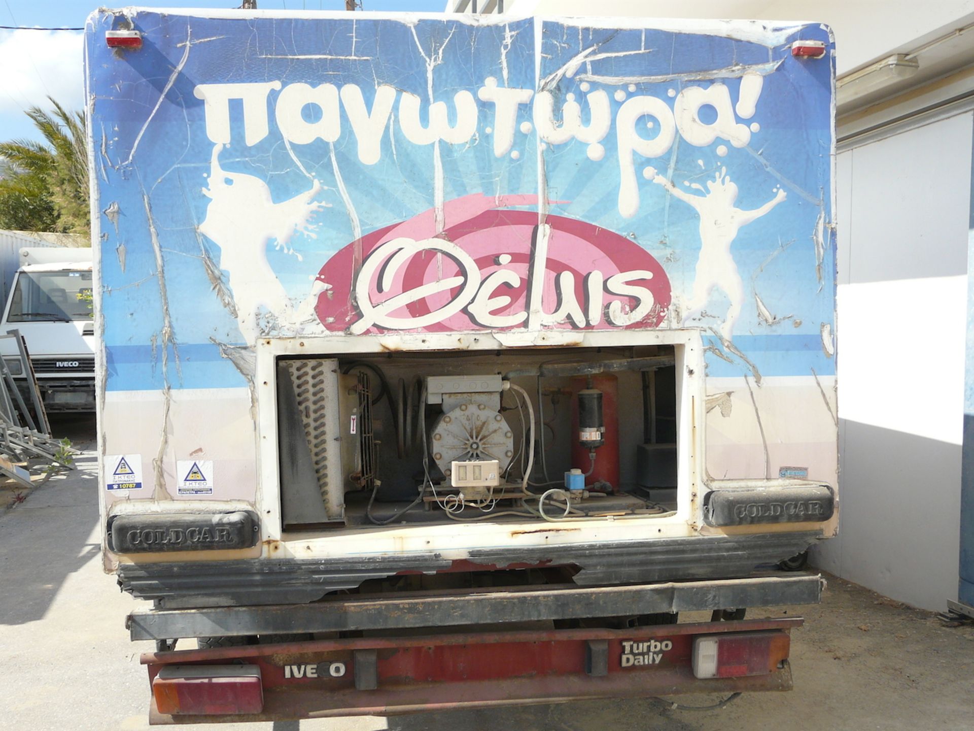 English: IVECO 1753 Ice Cream Delivery Truck, Freezer, 4+4 Doors, 405286KM Greek: Φορτηγό ψυγείο - Image 5 of 20