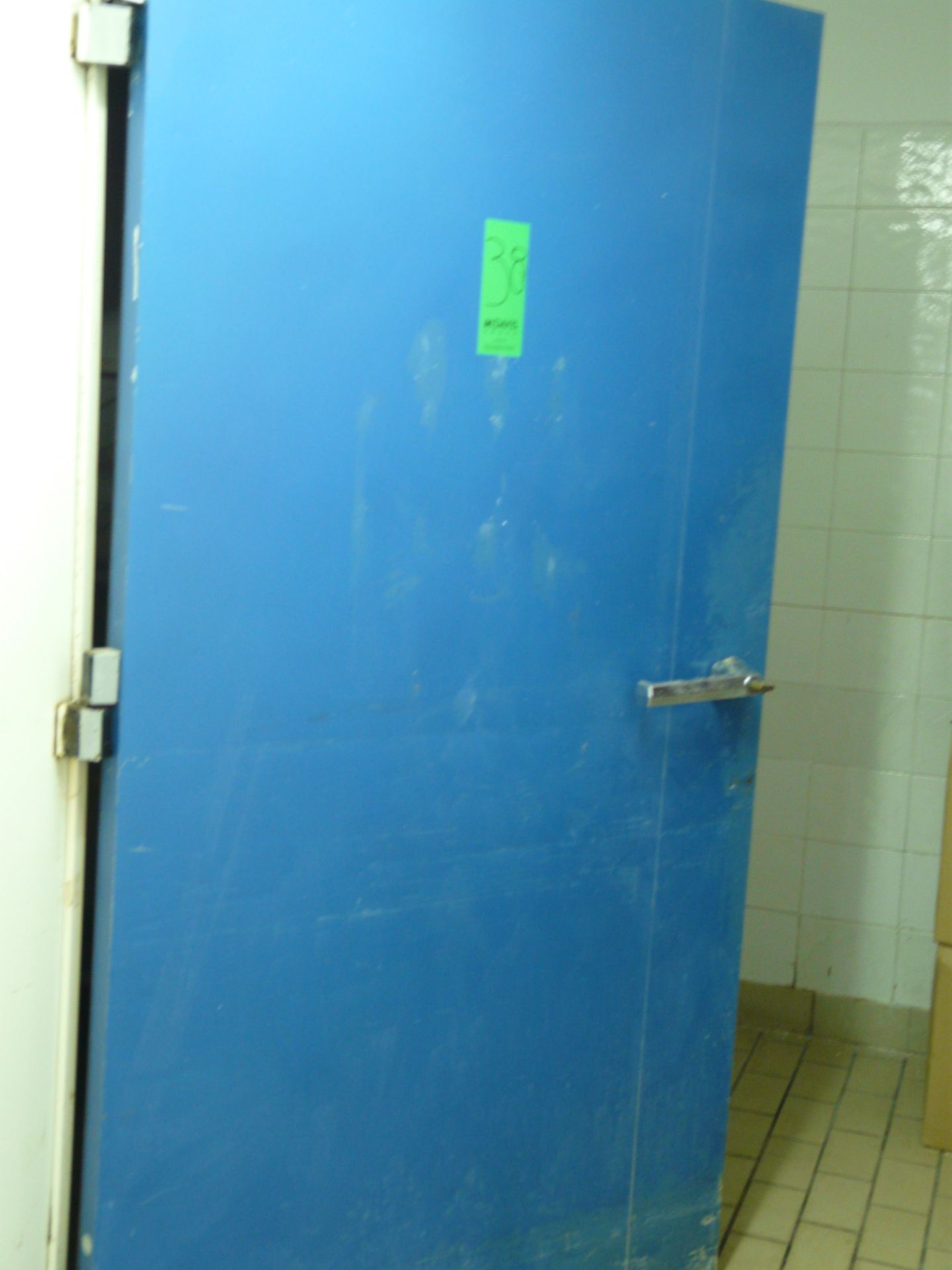 English: ROMA GERMANY Blue Coloured Door for Fridge Unit Greek: Ανοιγόμενη πόρτα ψυκτικού θαλαμου