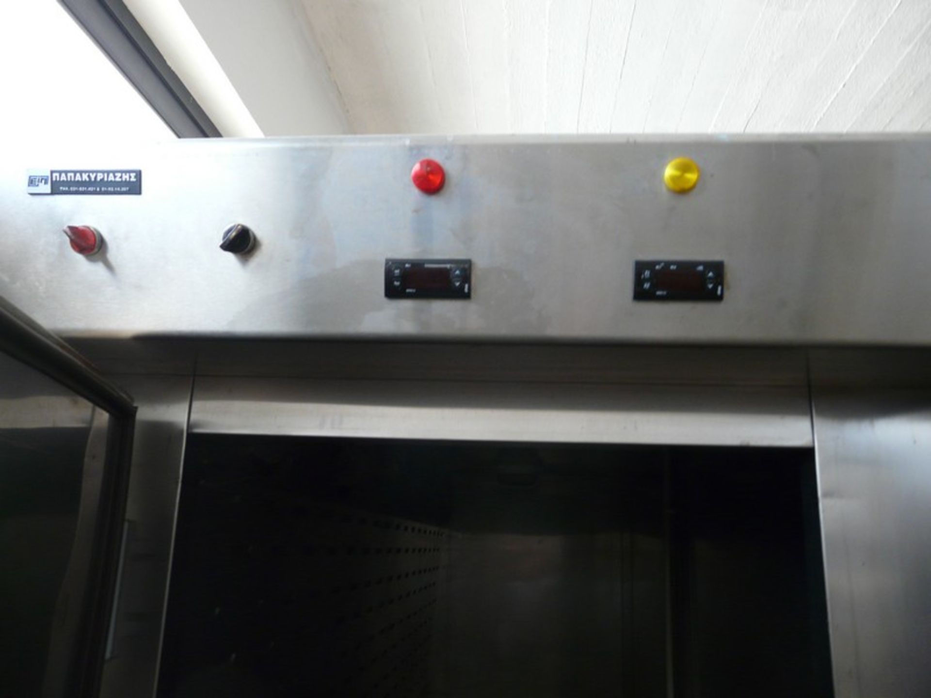 English: PAPAKYRIAZI Fermentation Room with Humidity and Trolley 100x225x290 Greek: Στόφα Inox με - Bild 8 aus 14