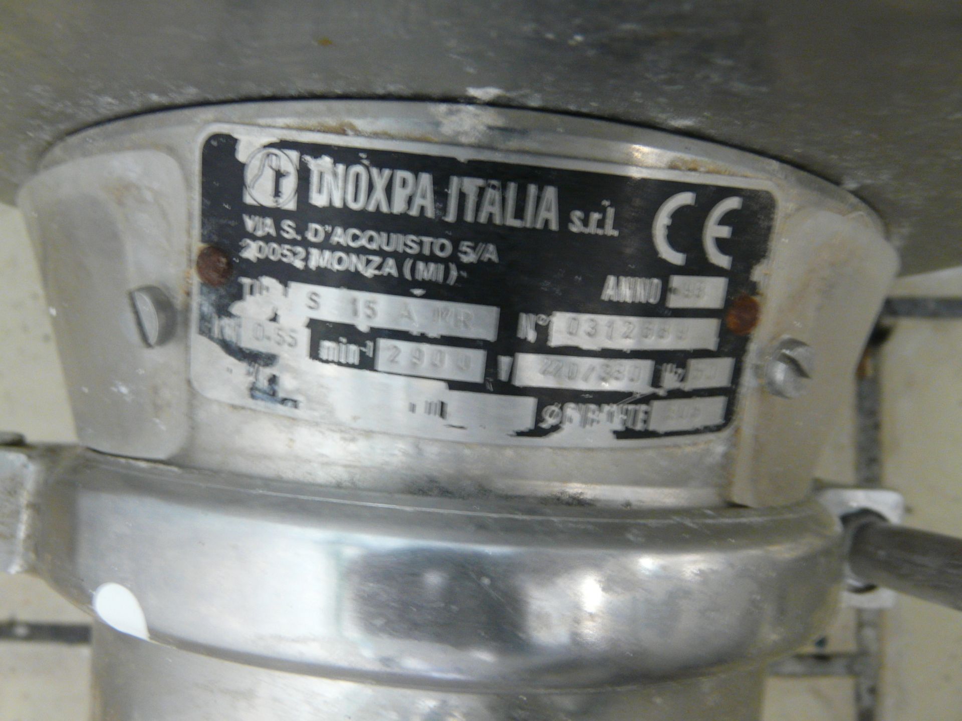 English: INOXPA Stainless Steel Pump Greek: Αντλια ανοξείδωτη μάρκα: INOXPA - Bild 3 aus 3
