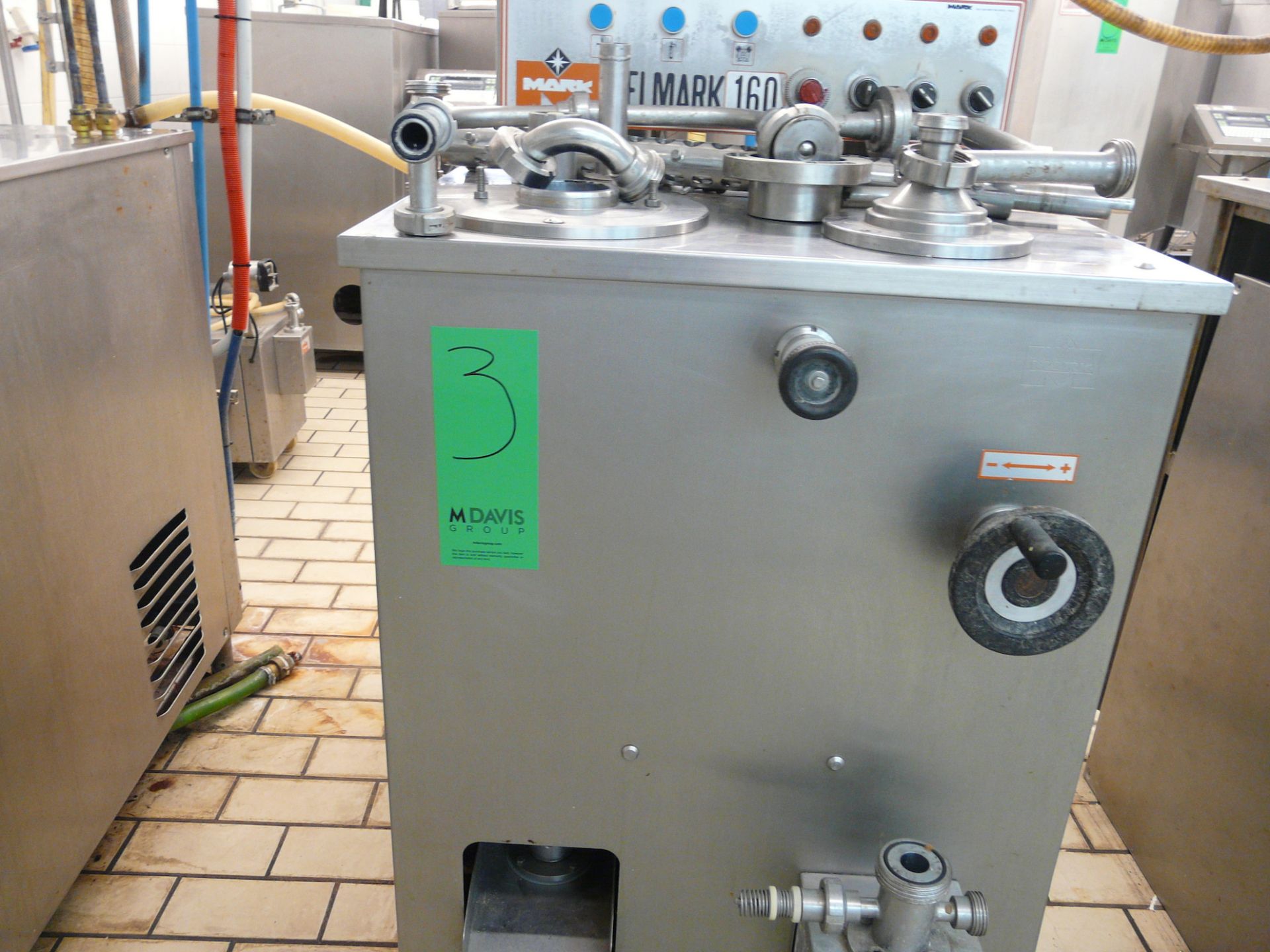 English: MARK,GELMARK 160 Continuous Ice Cream Freezer,160Ltr/Hr, Y.O.M 1993, Refrigerant Liquid R22 - Bild 2 aus 8