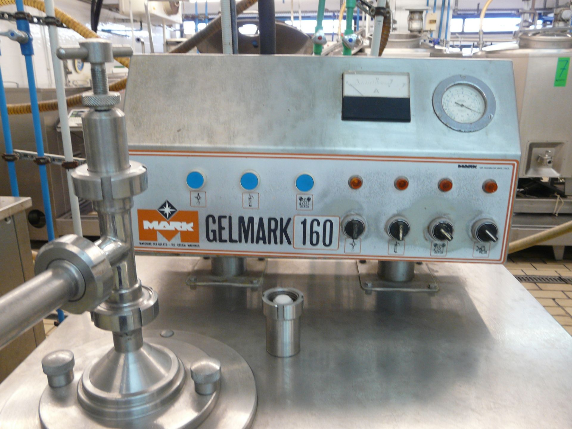 English: MARK,GELMARK 160 Continuous Ice Cream Freezer,160 Ltr/Hr,Y.O.M 1985, Refrigerant Liquid R22 - Bild 3 aus 10