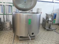 English: Mixing/Cooling Tank for Ice Cream 1020L with Agitator, Type WEDHOLMS, Self Contained