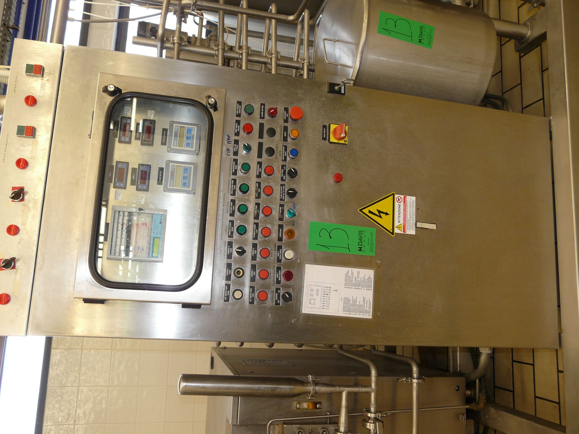English: TETRA PAK HOYER HTST SYSTEM, 1200 Pasteurizer for Ice Cream, Contains 2 x Tanks with - Image 6 of 45