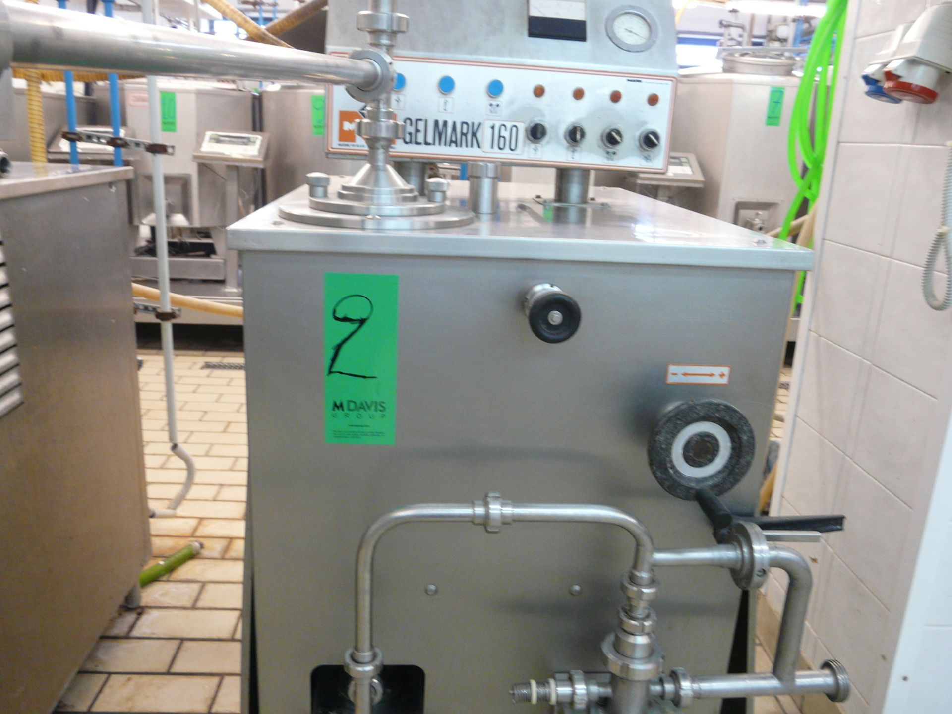 English: MARK,GELMARK 160 Continuous Ice Cream Freezer,160 Ltr/Hr,Y.O.M 1985, Refrigerant Liquid R22 - Bild 2 aus 10