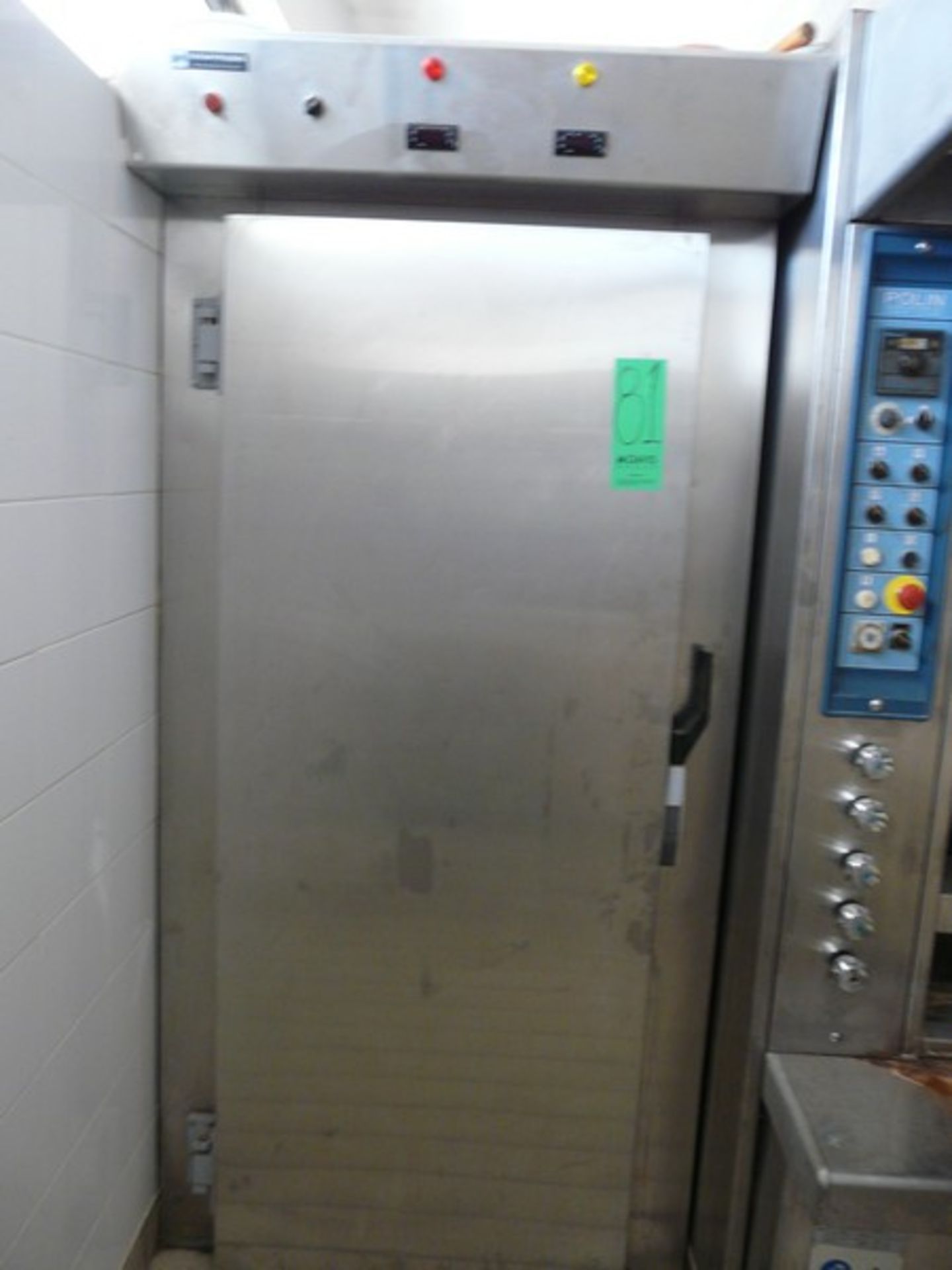 English: PAPAKYRIAZI Fermentation Room with Humidity and Trolley 100x225x290 Greek: Στόφα Inox με