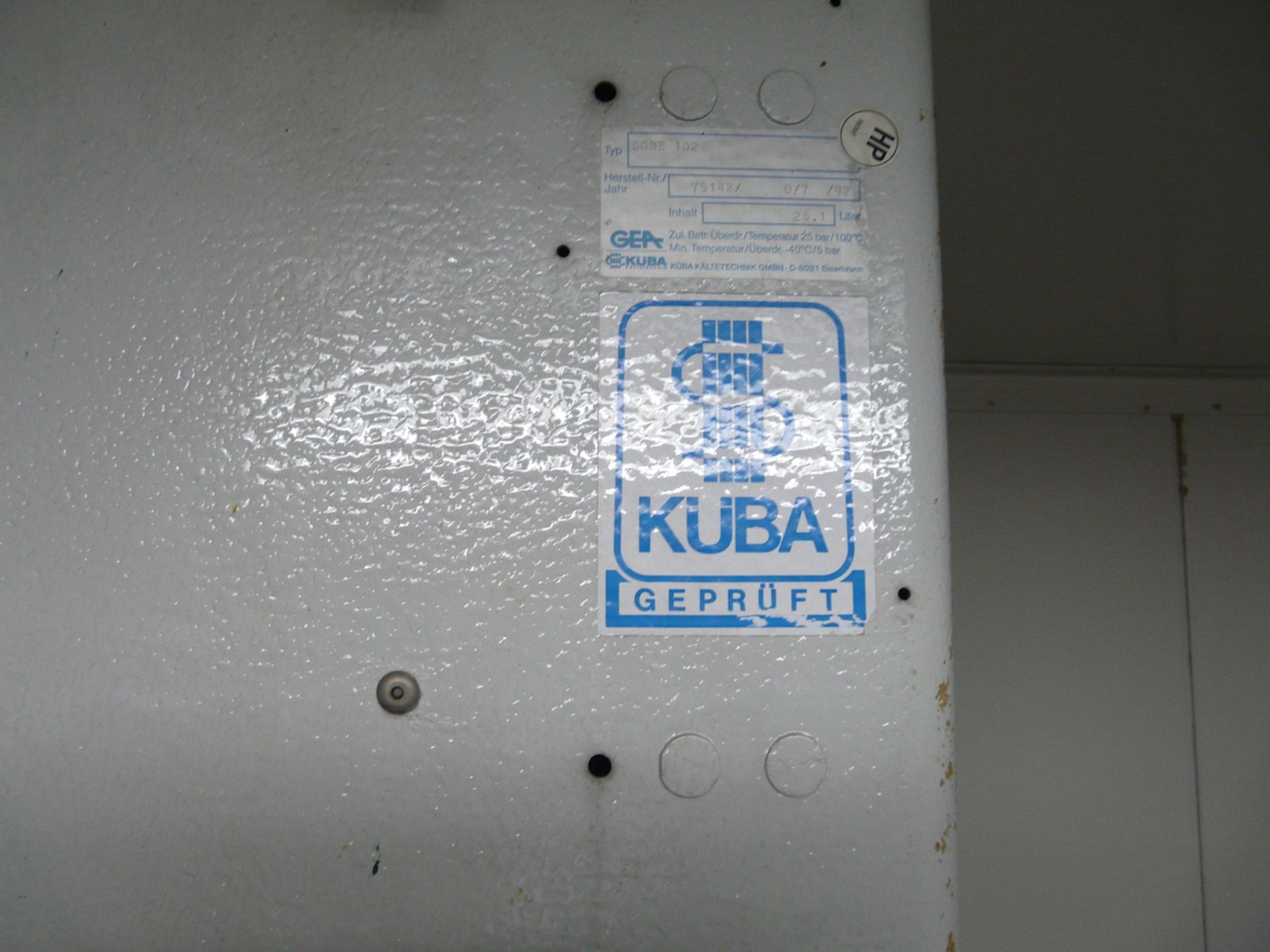 English: KUBA SGBE102 Fridge Unit with 2 Fans, 235x45x62cm Greek: Στοιχειο θαλάμου κατάψυξης με - Image 3 of 5