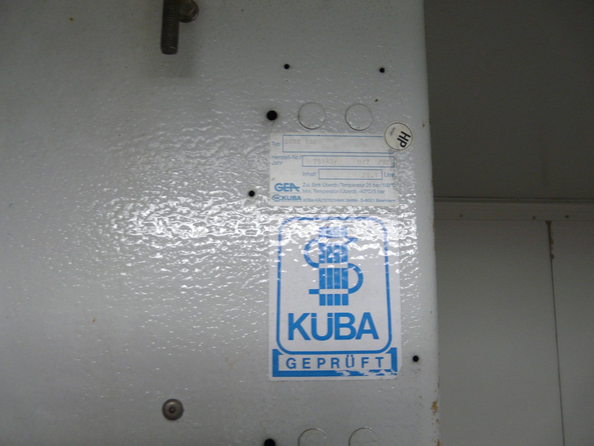 English: KUBA SGBE102 Fridge Unit with 2 Fans, 235x45x62cm Greek: Στοιχειο θαλάμου κατάψυξης με - Image 5 of 5