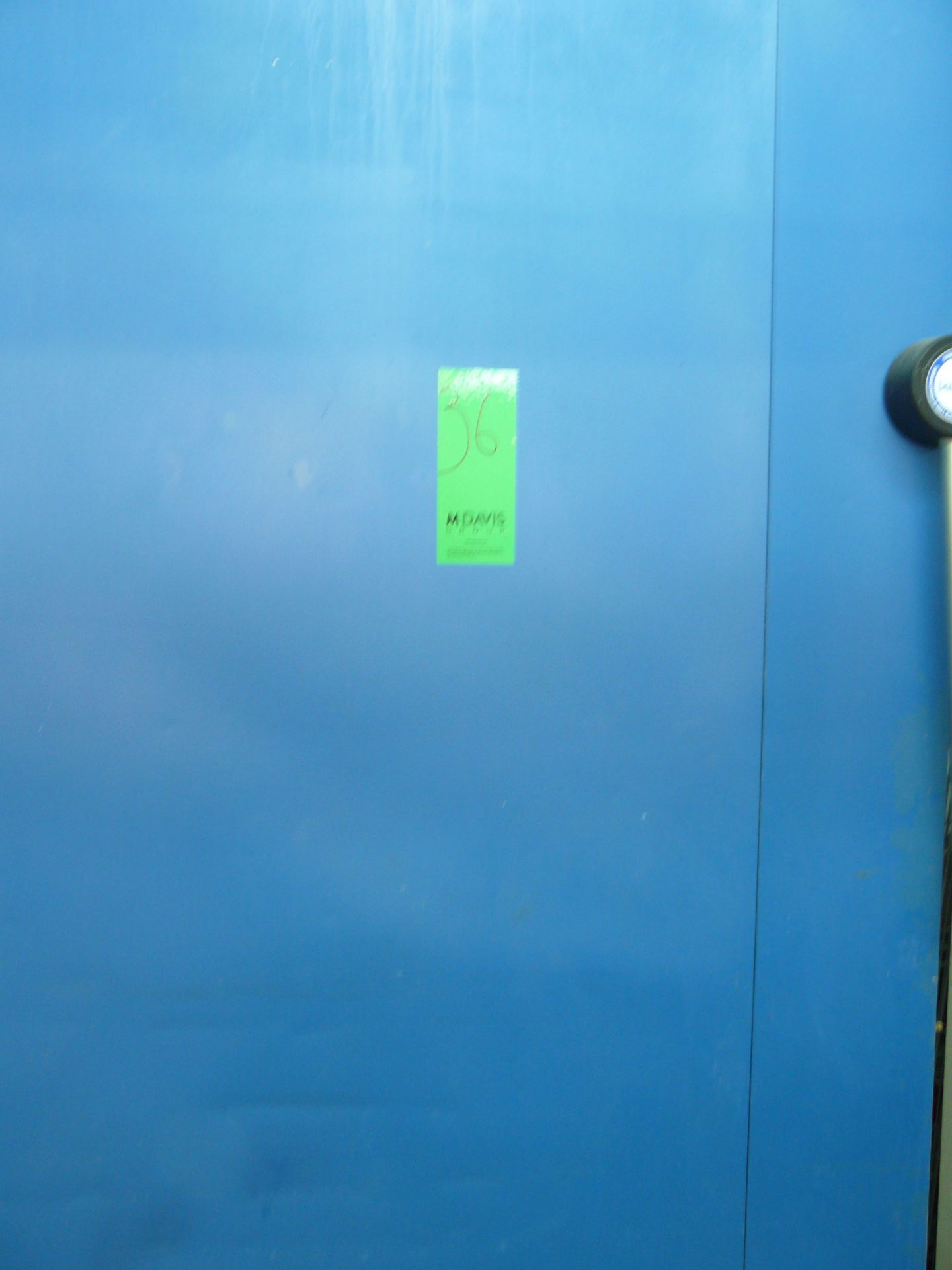 English: Sliding Door for Fridge Unit, Blue Colour, Make ROMA GERMANY 130x230cm Greek: Συρόμενη - Image 3 of 4