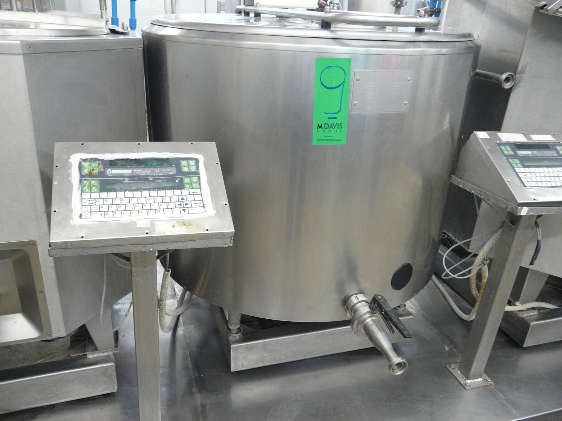 English: Mixing/Cooling Tank for Ice Cream 520L with Agitator, Type WEDHOLMS, Self contained Freon - Image 3 of 10