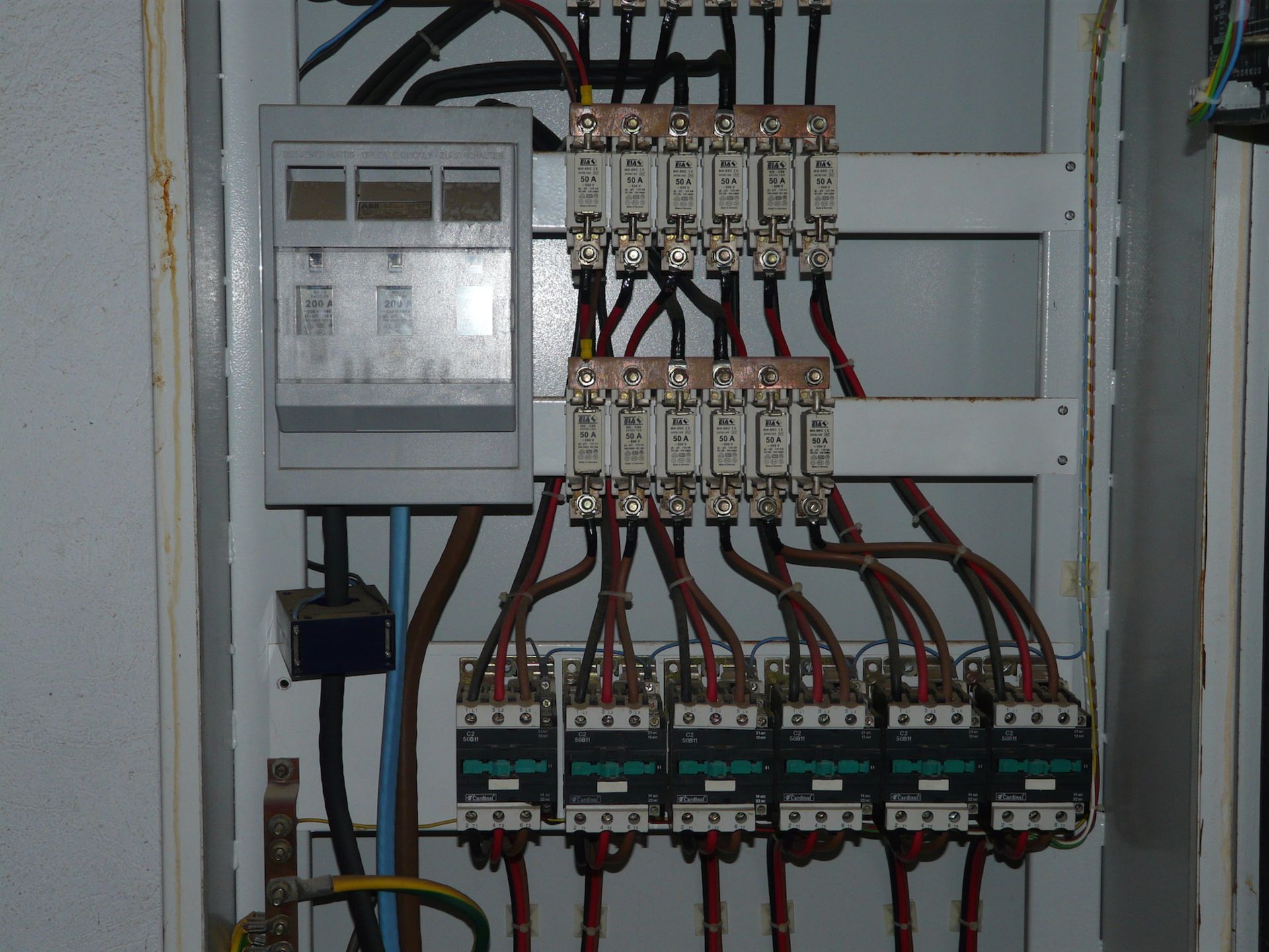 English: Electrical Control Panel 70x50x202 cm Greek: Ηλεκτρολογικός πίνακας συνιμήτονου 70Χ50Χ202 - Image 3 of 8