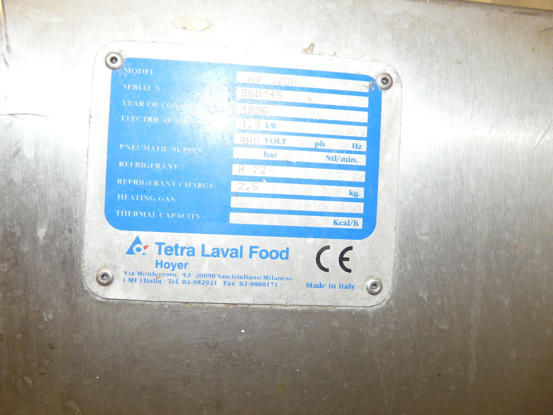 English: Mixing/Cooling Tank for Ice Cream 1000L with Agitator, Type FRIGOMILK, Self Contained Freon - Image 7 of 19