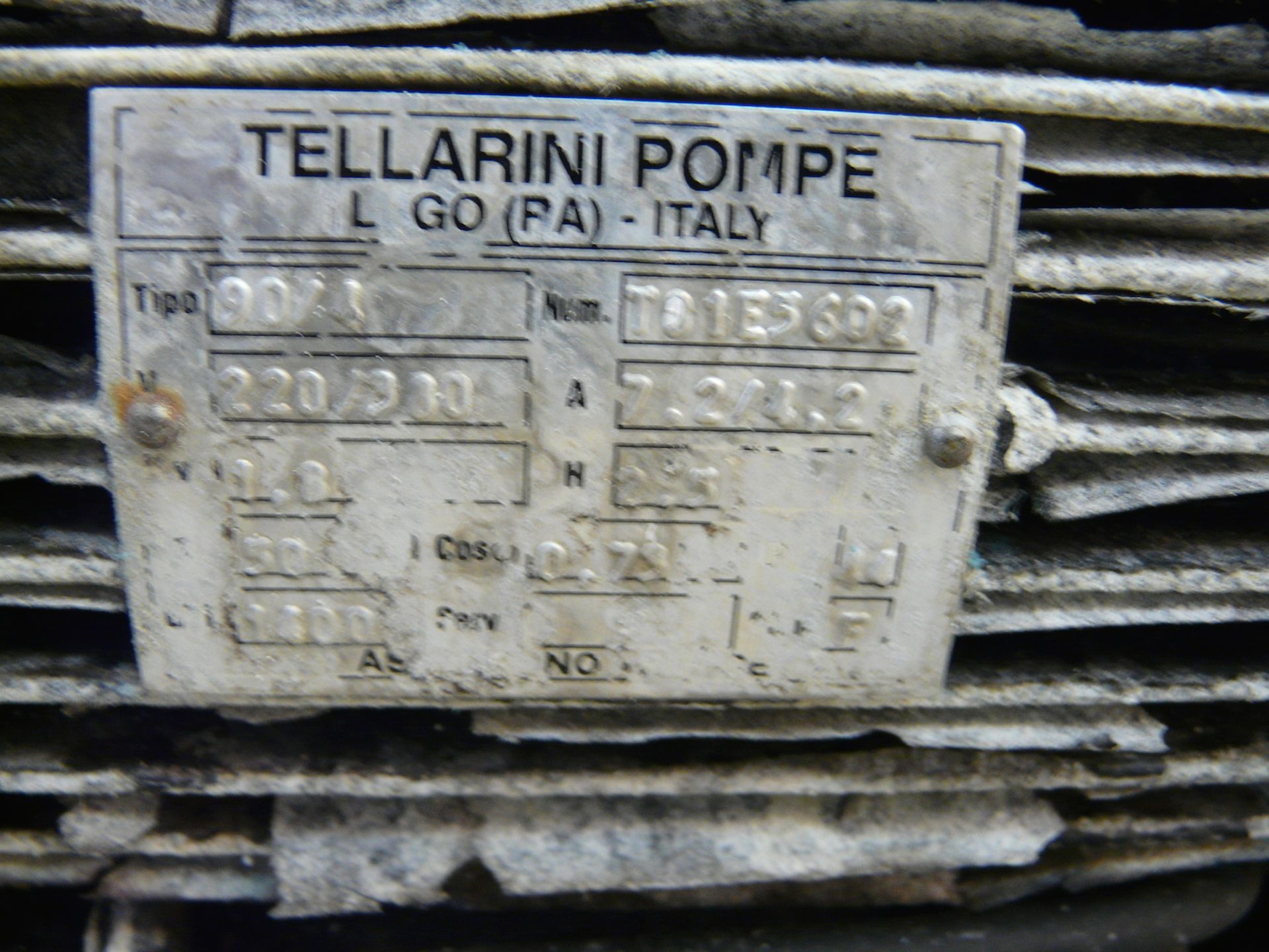 English: TELLARINI Reception Pump on Wheels and Start/Stop Controls Greek: Αντλια σε τροχήλατη - Bild 4 aus 5