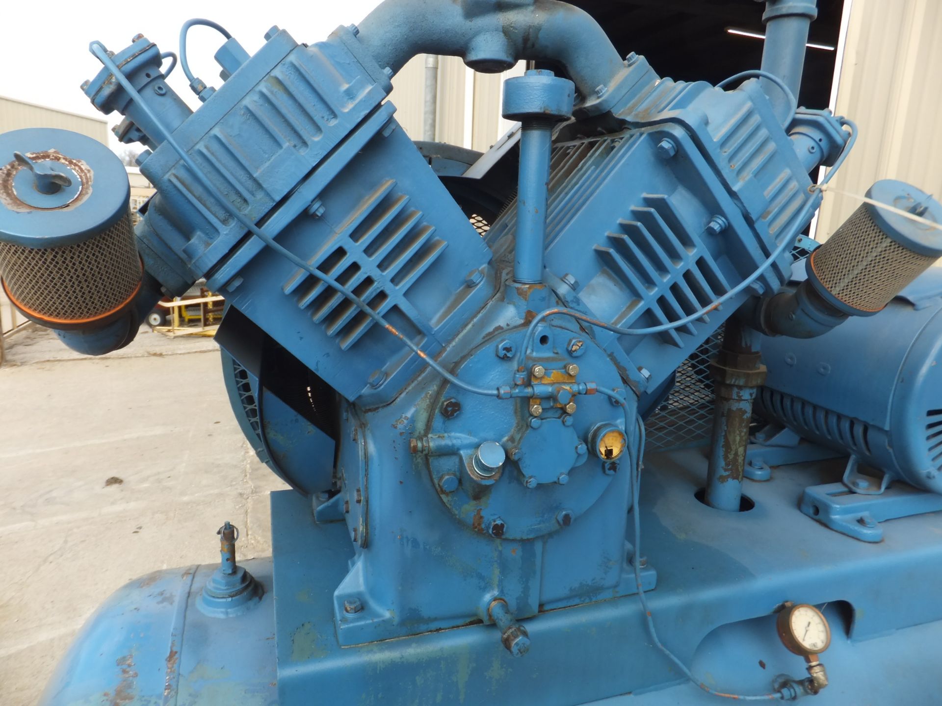 Quincy 25 Hp Reciprocating Air Compressor, Model 5120, S/N 160353 L, Size 6 & 3-1/4 x 4, Lincoln - Image 4 of 10