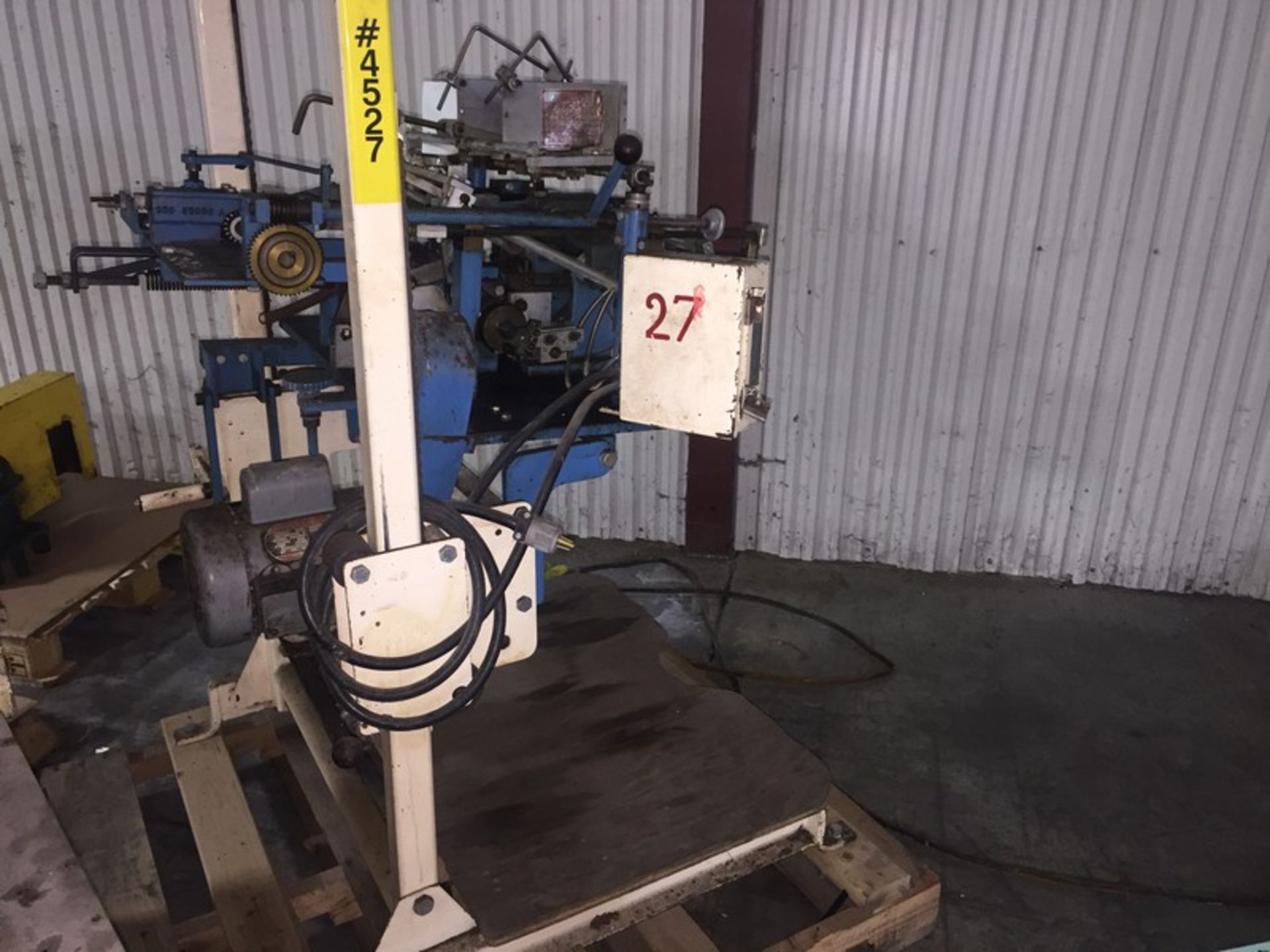 DUBOY Packaging Machinery Model 45 Bag Sealer (Heat Labeler) Model 45 SN 77-21714 (LOCATED IN - Image 6 of 12