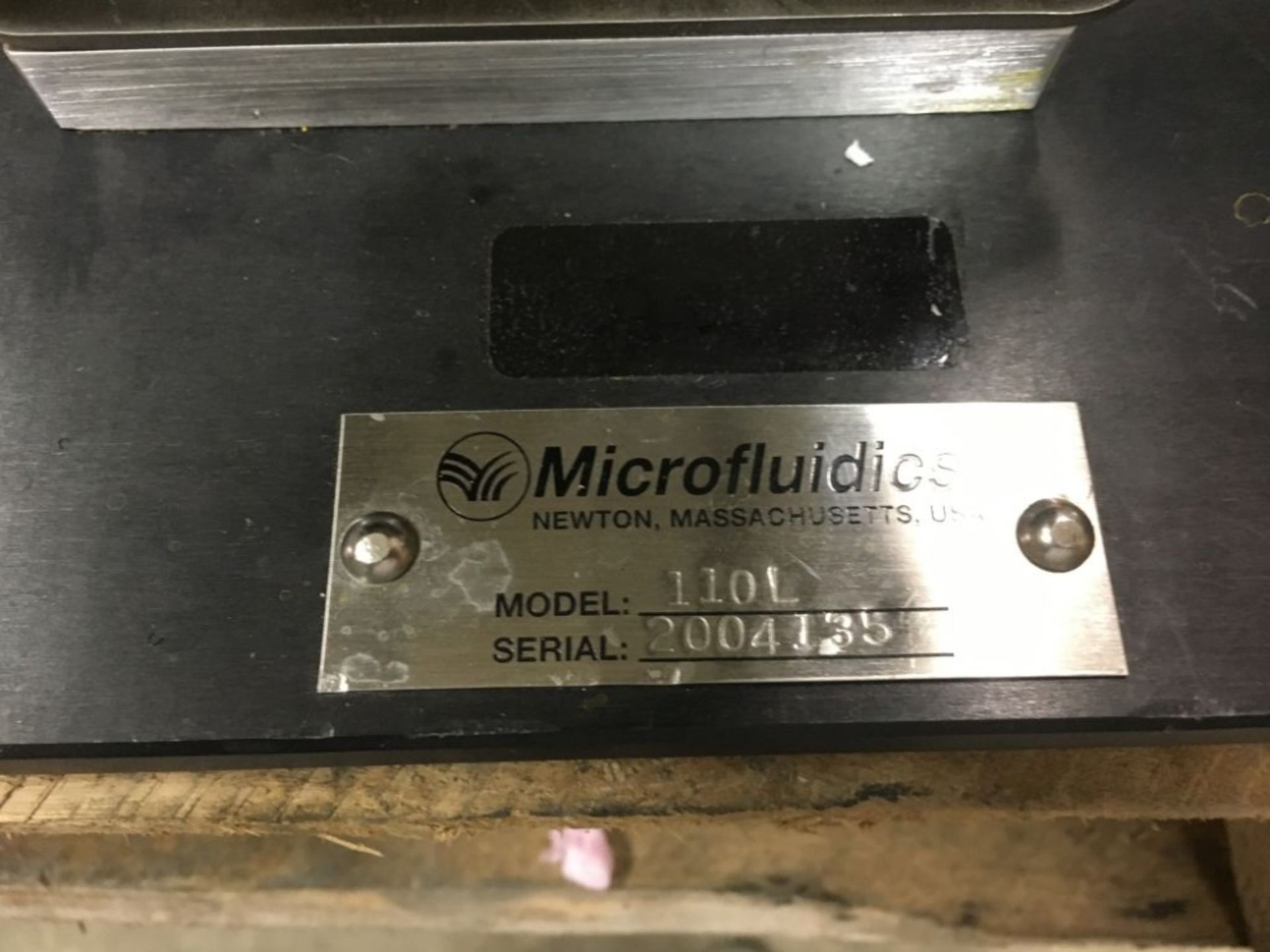 Microfluidics Microfluidizer Model: 110L, Serial: 2004135. As shown in photos. (Located in New - Image 3 of 3