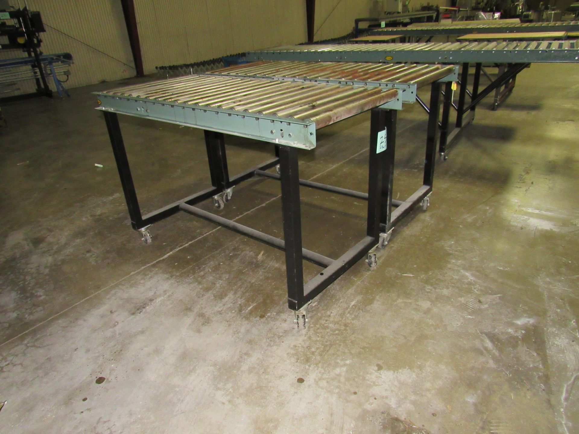 One Lot Two Hytrol Roller Conveyors on Casters -- (LOCATED IN IOWA, RIGGING INCLUDED WITH SALE - Image 8 of 18